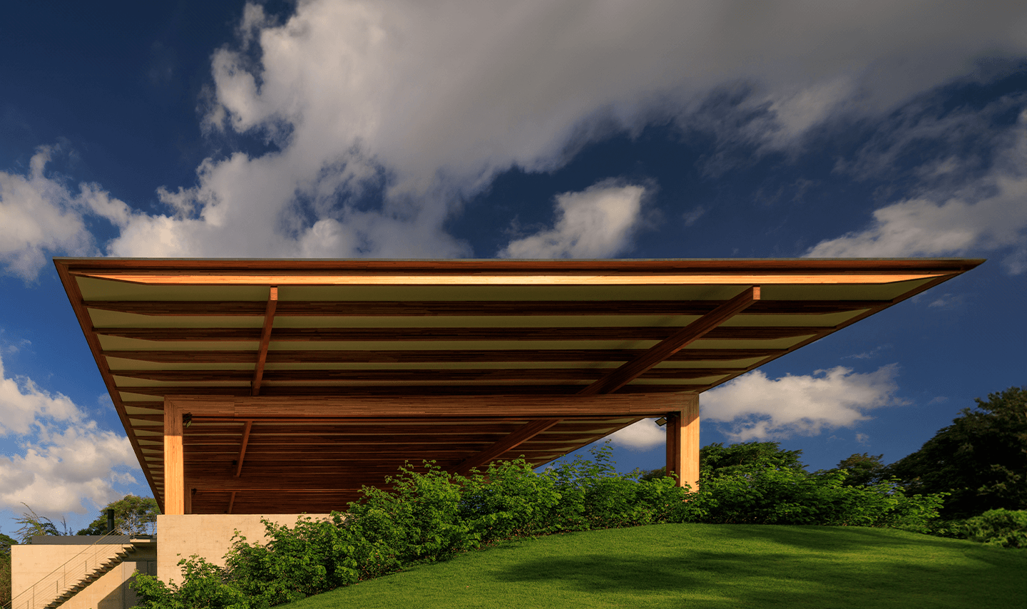 Quadra de Tênis RDJ — cobertura en MLC, Jacobsen Arquitetura