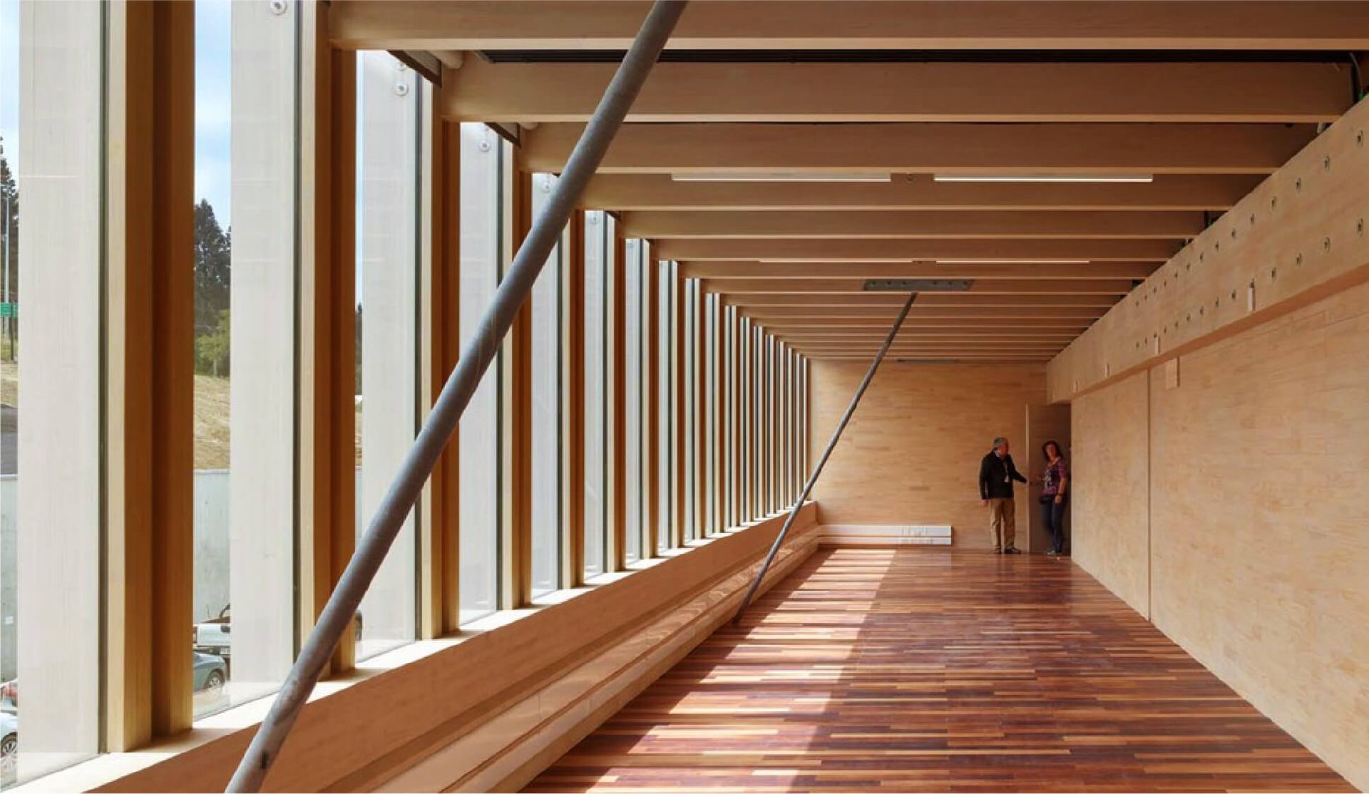 Edificio CMPC Los Ángeles — oficinas corporativas en madera masiva, Niuform